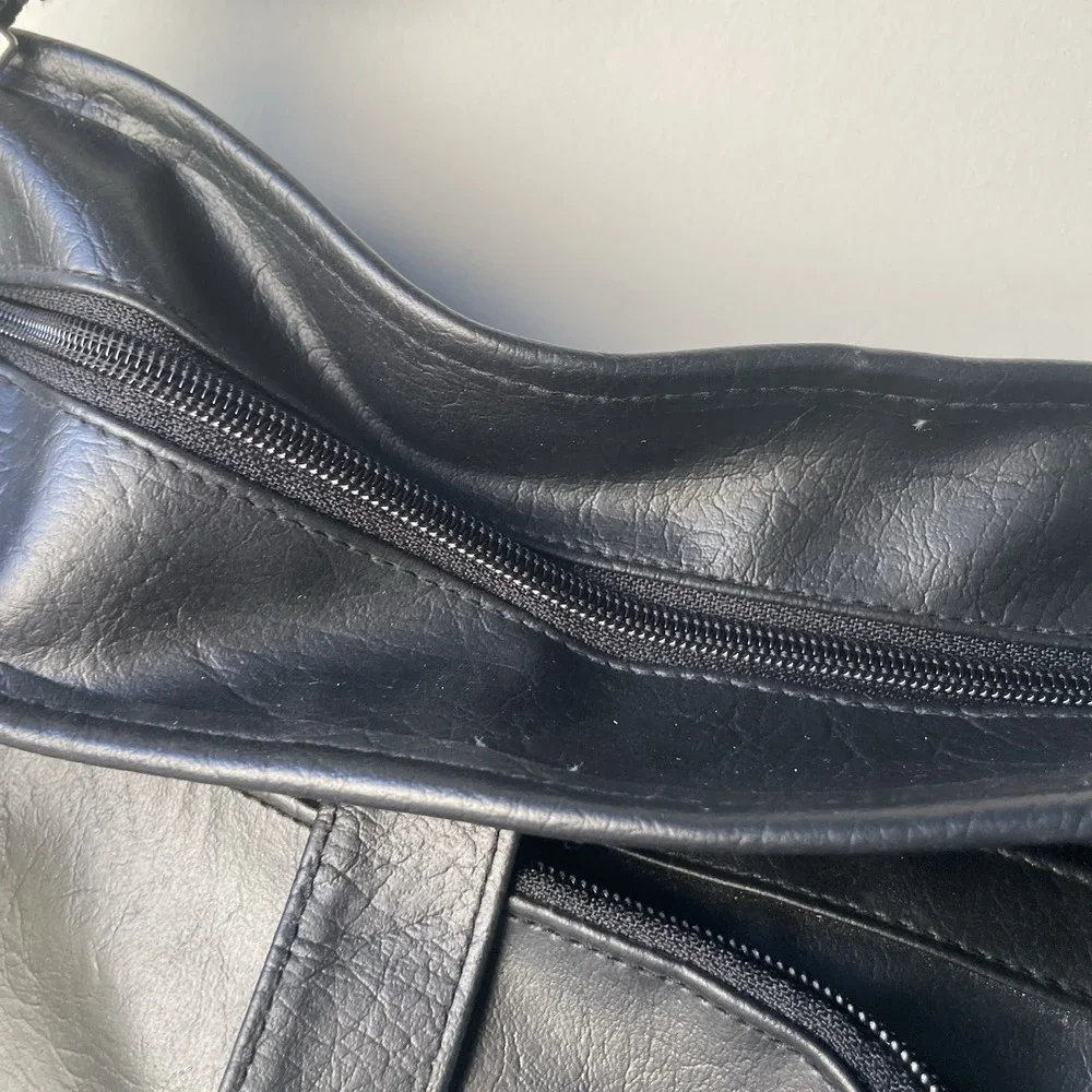 Men's Black Briefcase Laptop Bag